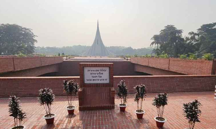 বীর শহীদদের শ্রদ্ধা জানাতে প্রস্তুত জাতীয় স্মৃতিসৌধ