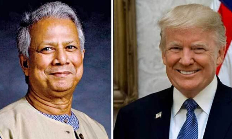 স্বাধীনতা দিবসে বাংলাদেশ ও ড. ইউনূসকে ট্রাম্পের শুভেচ্ছা