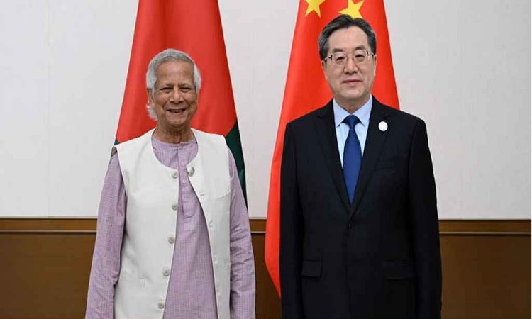 চীনের এক্সিকিউটিভ ভাইস প্রিমিয়ারের সঙ্গে প্রধান উপদেষ্টার বৈঠক