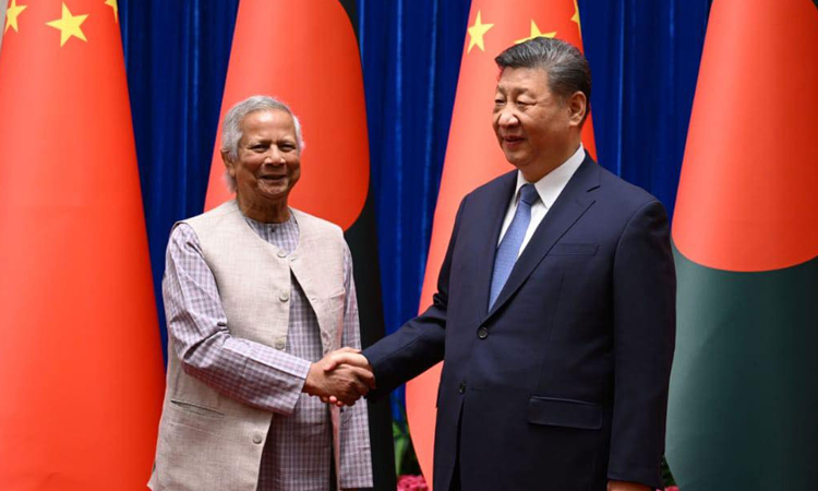 চীনকে আরও বৃহত্তর ভূমিকা পালনের আহ্বান প্রধান উপদেষ্টার