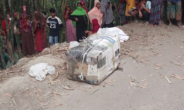 এসির কার্টনে মরদেহ, এলাকায় আতঙ্ক