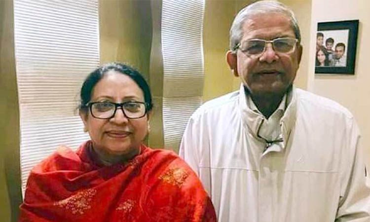 স্ত্রীকে নিয়ে সিঙ্গাপুর গেলেন মির্জা ফখরুল
