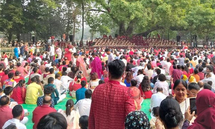 শেষ হলো ছায়ানটের বর্ষবরণের আয়োজন