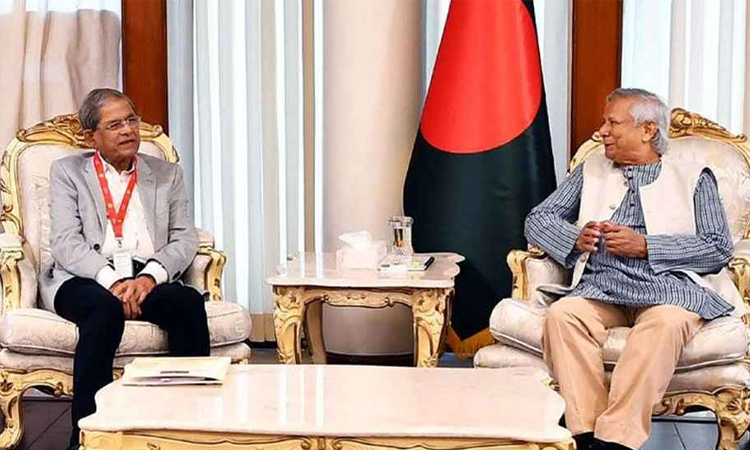 প্রধান উপদেষ্টার সঙ্গে বিএনপি নেতাদের বৈঠক বুধবার