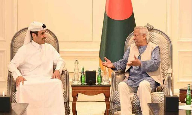 প্রধান উপদেষ্টার সঙ্গে কাতারের জ্বালানি প্রতিমন্ত্রীর সাক্ষাৎ