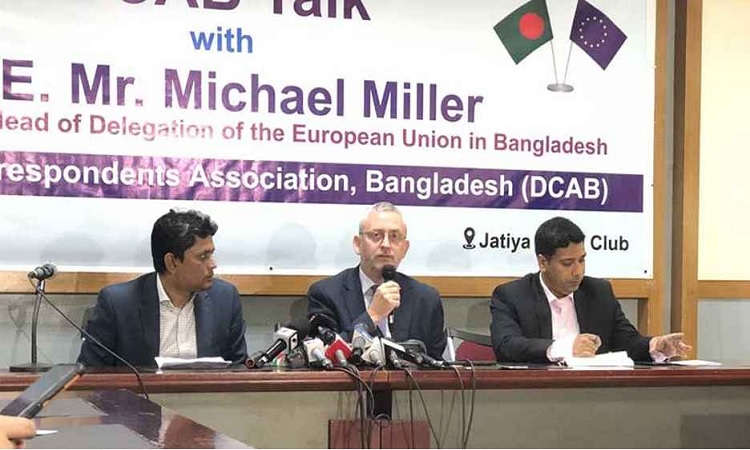 নির্বাচন নিয়ে ইউরোপীয় ইউনিয়নের পক্ষ থেকে চাপ নেই : ইইউ রাষ্ট্রদূত