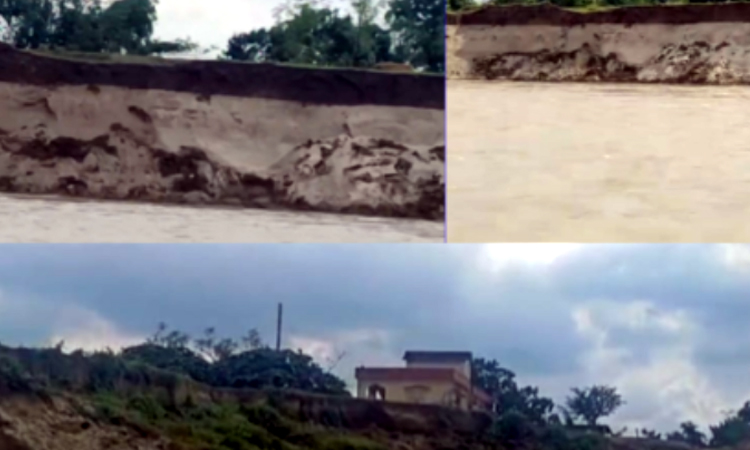 পদ্মা ও মহানন্দা নদী তীরবর্তী এলাকায় ভাঙন, হুমকিতে হাজারও ঘরবাড়ি