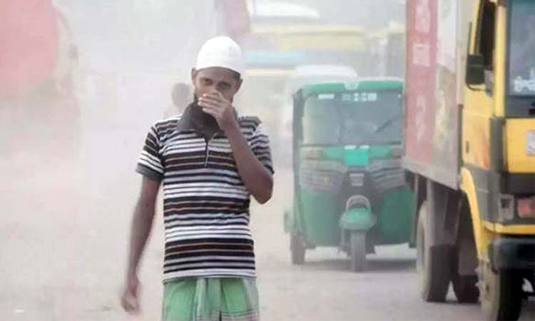 বৃষ্টির পর আজও অস্বাস্থ্যকর ঢাকার বাতাস