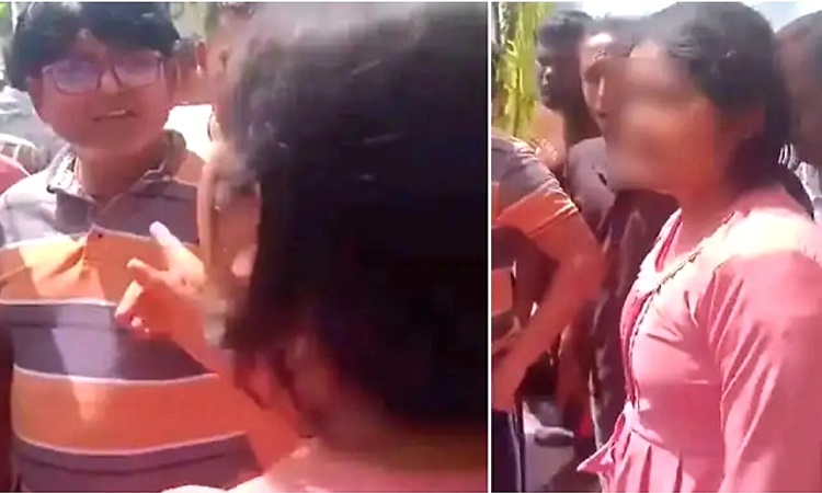 ক্লাসেরুমে ধারালো ছুরি নিয়ে শিক্ষকের ওপর ছাত্রীর হামলা