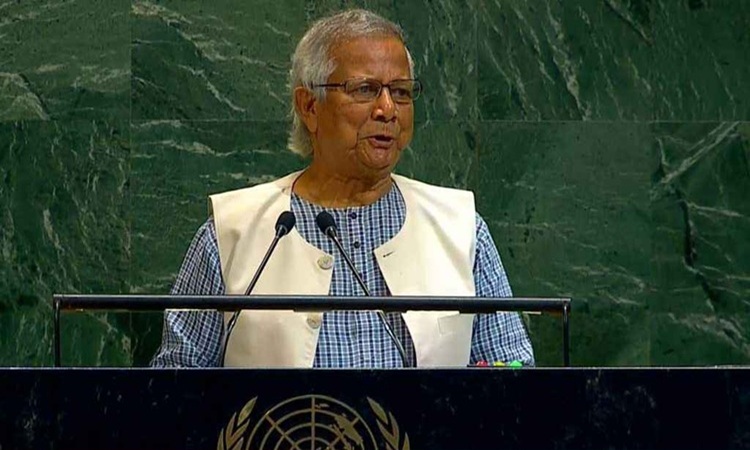 জাতিসংঘে বাংলায় ভাষণ দিচ্ছেন প্রধান উপদেষ্টা