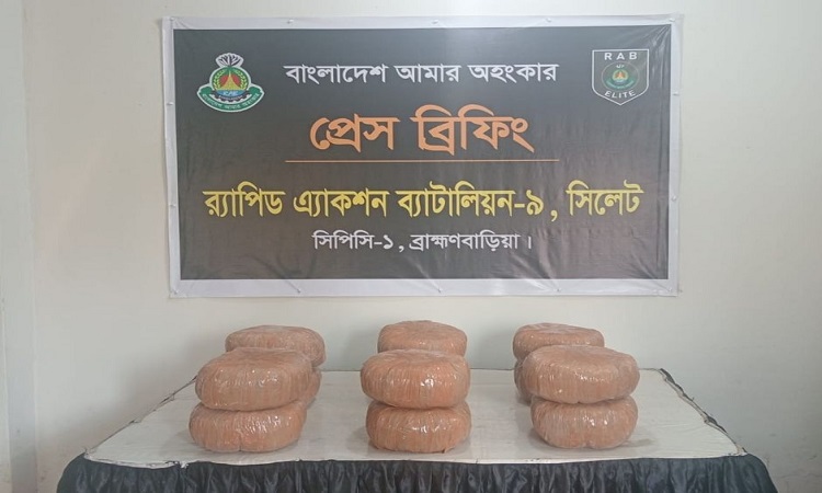 বিজয়নগরে ২৪ কেজি গাঁজা উদ্ধার