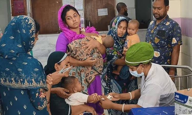 ৩০ উপজেলায় হামের টিকা দেয়া শুরু