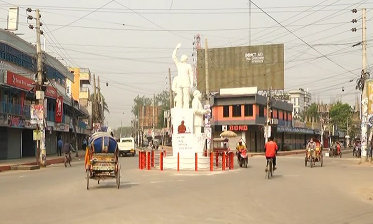 কুষ্টিয়া পৌর এলাকায় কঠোর বিধি নিষেধ