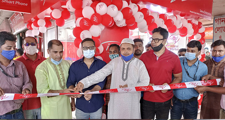 আইটেলের দুইটি ব্র্যান্ড আউটলেটের যাত্রা শুরু