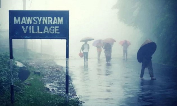 পৃথিবীর যে গ্রামে সবচেয়ে বেশি বৃষ্টিপাত হয়