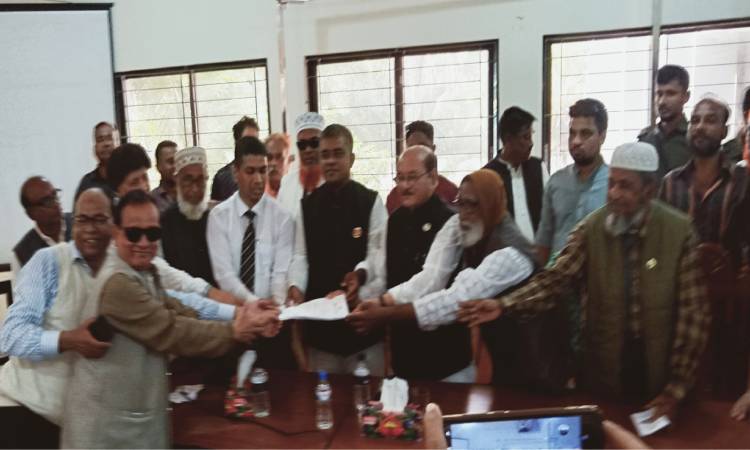 মো‌রেলগঞ্জে ম‌নোনয়নপত্র জমা দি‌লেন ছাত্রলী‌গের সা‌বেক সভাপ‌তি সোহাগ