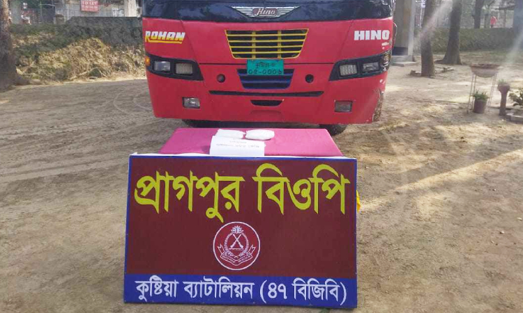 দৌলতপুরে ৯৮৫ গ্রাম কোকেন উদ্ধার করেছে বিজিবি