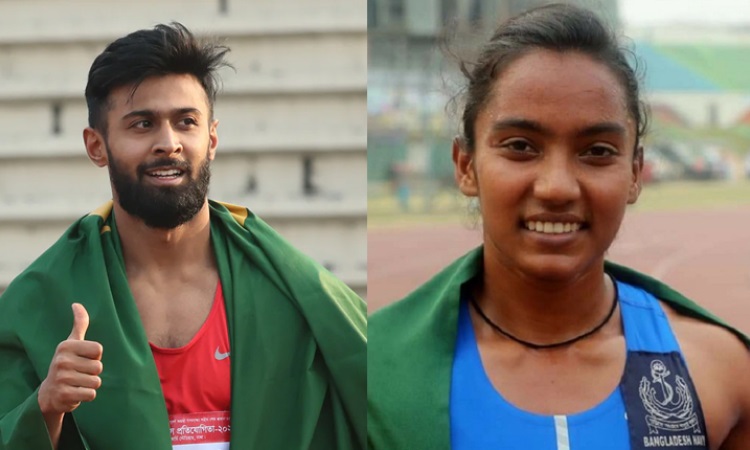 দেশের দ্রুততম মানব ইমরানুর, মানবী শিরিন