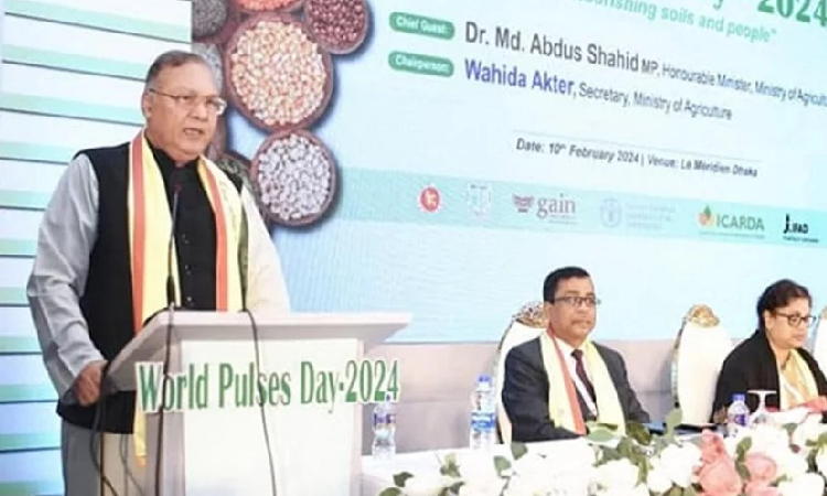 আমাদের লক্ষ্য এখন ডালে স্বয়ংসম্পূর্ণ হওয়া: কৃষিমন্ত্রী