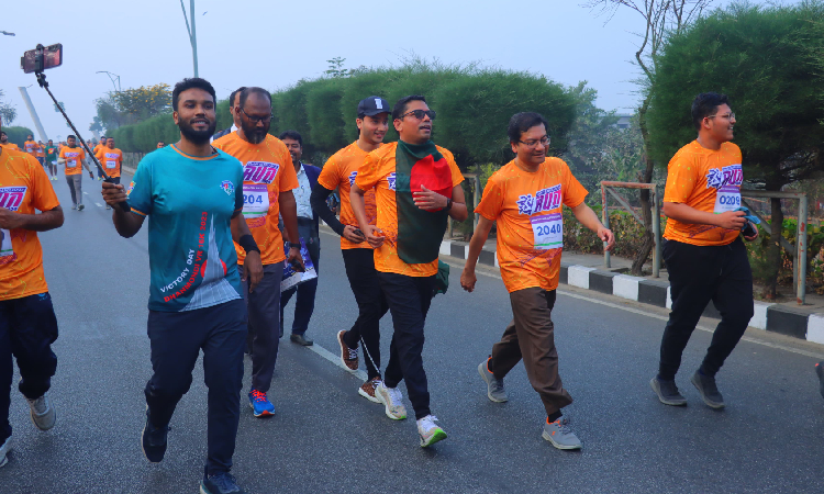 ‘স্মার্ট বাংলাদেশ রান ২০২৪’ দৌড় প্রতিযোগিতা  অনুষ্ঠিত