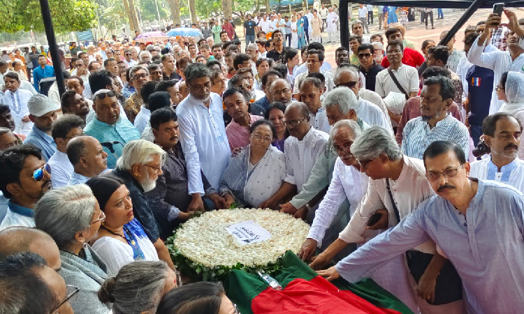 শিব নারায়ণ দাশের প্রতি জাসদ ও জাসদের সহযোগী সংগঠন, অঙ্গসংগঠনের শ্রদ্ধা