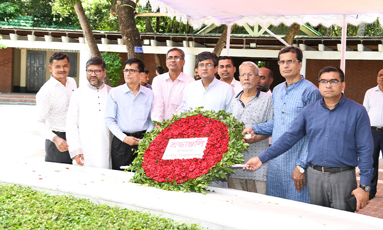 বঙ্গবন্ধু-মুক্তিযুদ্ধ-বাংলাদেশ গবেষণা ইনস্টিটিউট পরিদর্শনে জাতীয় বিশ্ববিদ্যালয় উপাচার্য
