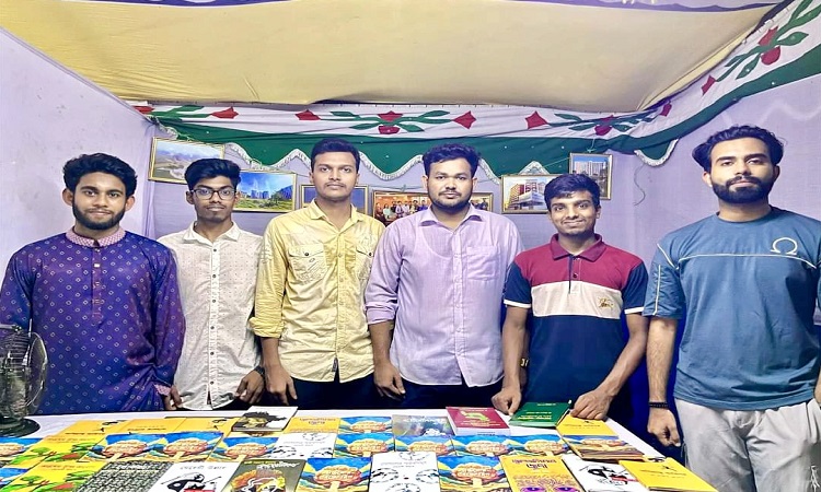 নজরুল জয়ন্তী বই মেলায় নজরুল বিশ্ববিদ্যালয় সাংবাদিক ফোরাম