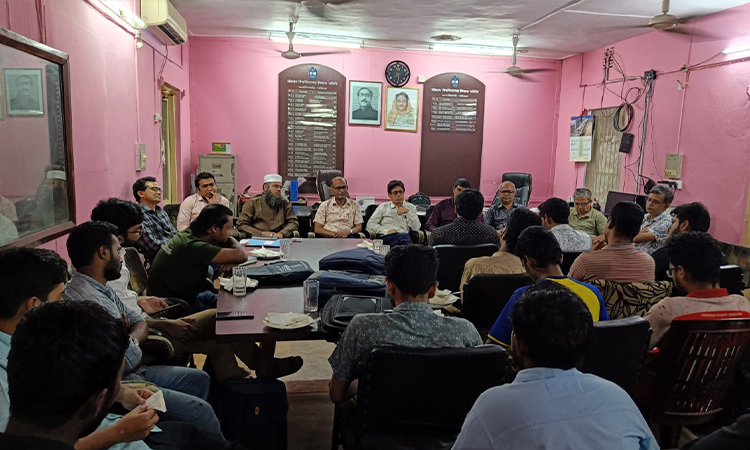 চবি শিক্ষক সমিতির সাথে চবিসাসের মতবিনিময় সভা