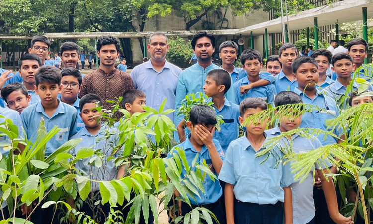 বিশ্ব পরিবেশ দিবস উপলক্ষ্যে ছাত্রলীগের বৃক্ষরোপণ কর্মসূচি