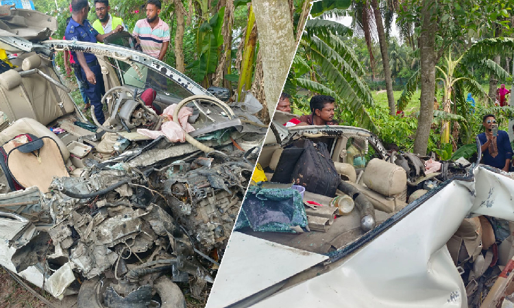 খুলনায় যাত্রীবাহী বাস ও প্রাইভেট কারের মুখোমুখি সংঘর্ষে নিহত ২
