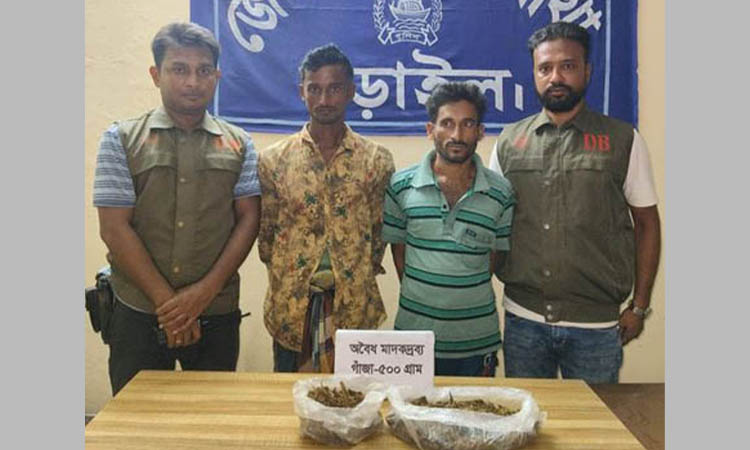 নড়াইলে দুই মাদক ব্যবসায়ী গ্রেফতার