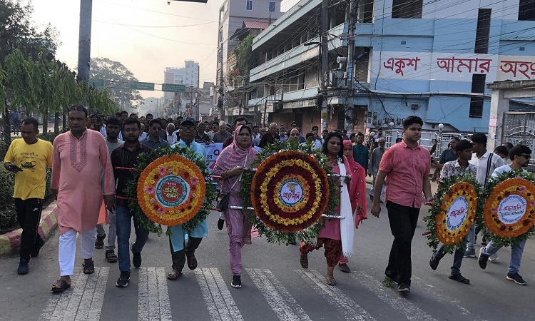 বর্ণাঢ্য আয়োজনে ঝিনাইদহে আওয়ামী লীগের ৭৫তম প্রতিষ্ঠাবার্ষিকী উদ্‌যাপন