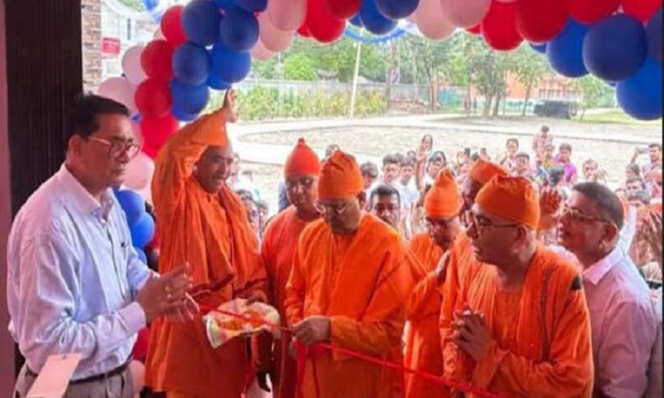 নড়াইলে রামকৃষ্ণ আশ্রম ও মিশনে ভৈরবী যোগেশ্বরী ভবনের উদ্বোধন