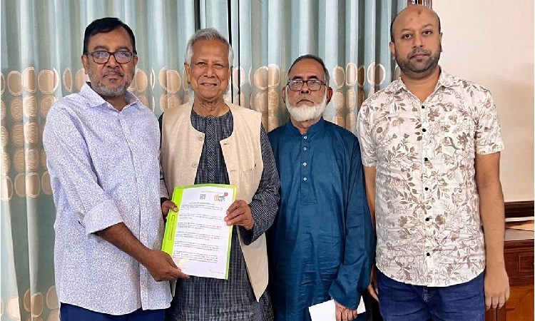 প্রধান উপদেষ্টার সাথে এবি পার্টি নেতৃবৃন্দের সাক্ষাৎ ও ১০ দফা হস্তান্তর