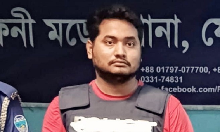 মহিপালে ছাত্রলীগ নেতা সম্রাট গ্রেফতার