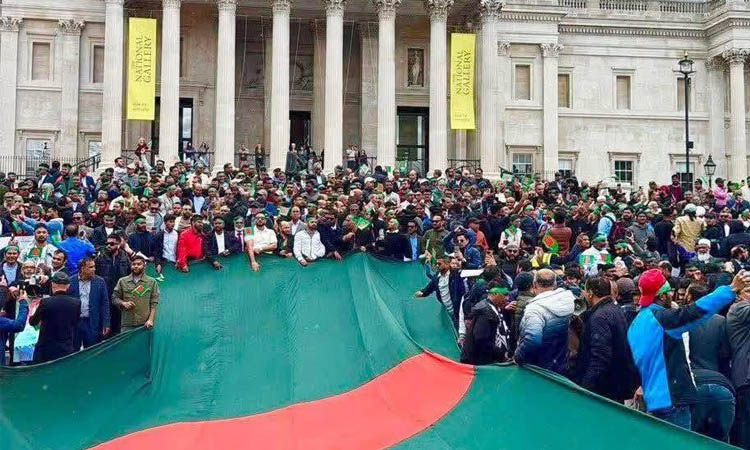 লন্ডনে র‍্যালী ফর বাংলাদেশ সমাবেশে হাজারো মানুষের ঢল