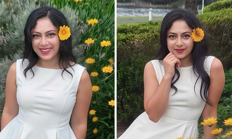 নব্বই দশকের স্নিগ্ধ লুকে ফিরলেন শাবনূর!