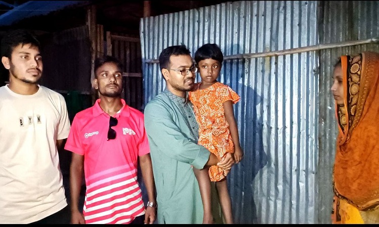 পঞ্চগড়ে গণঅভ্যুত্থানে নিখোঁজ আল আমিনের পরিবারের পাশে এনসিপি নেতা