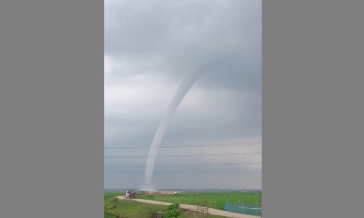 ব্রাহ্মণবাড়িয়ার কাইজলা বিলে টর্নেডো