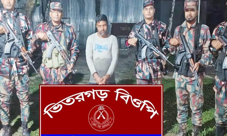 পঞ্চগড় সীমান্তে গরু চোরাকারবারি আটক