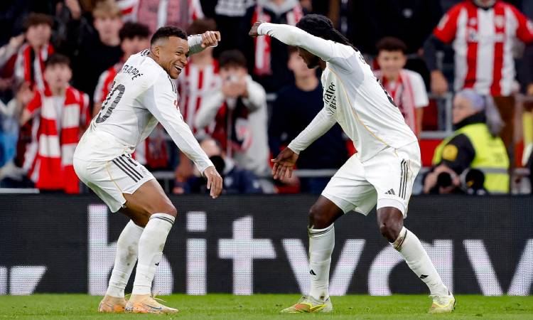 রিয়ালকে জিতিয়ে শীর্ষ পাঁচ লিগের সর্বোচ্চ গোলদাতা এমবাপ্পে