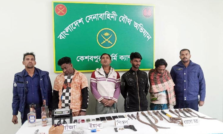 যশোরে হত্যা মামলার পলাতক দুই আসামি গ্রেফতার