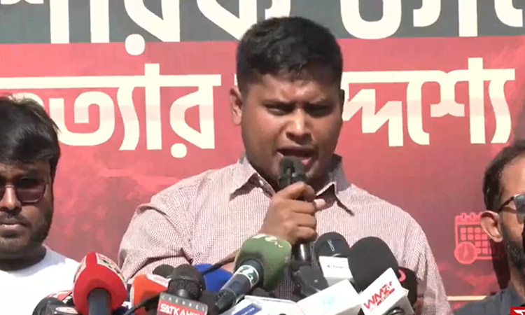 ওপার থেকে নয় ক্ষমতা নির্ধারণ হবে দেশের মানুষের ভোটে: হাসনাত