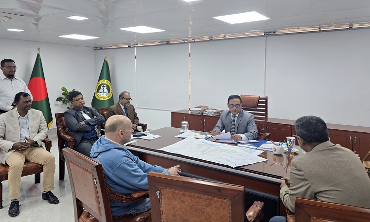 রাজশাহী ওয়াসার সাথে রাসিক প্রশাসকের সভা অনুষ্ঠিত