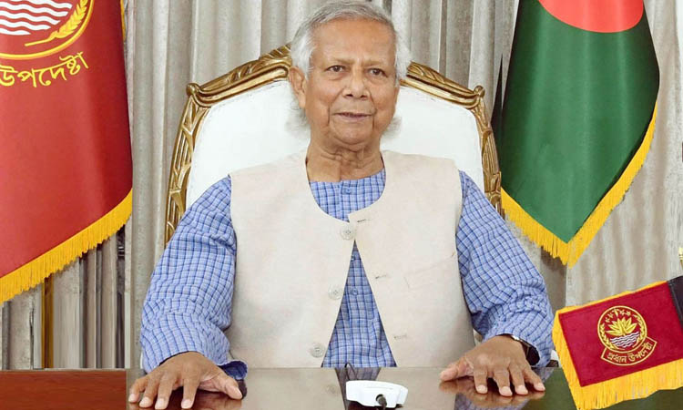 জাতির উদ্দেশে ভাষণ দিচ্ছেন প্রধান উপদেষ্টা