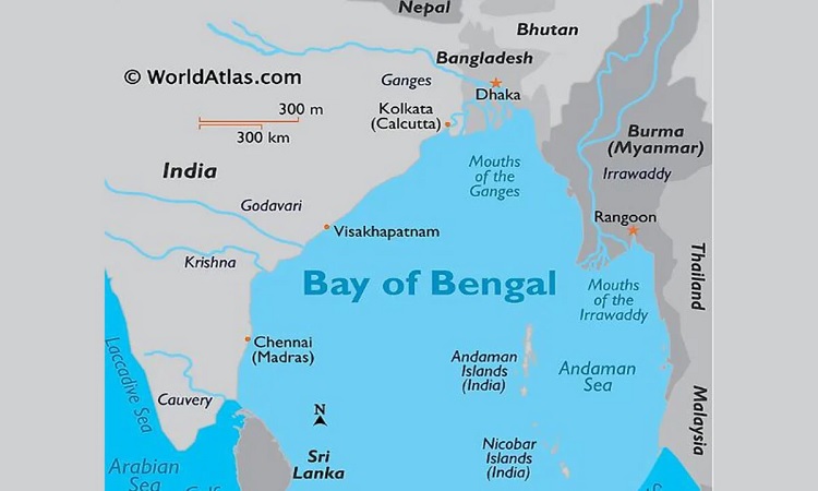 বঙ্গোপসাগরে ৫০০ কিমি এলাকাজুড়ে নোটাম জারি ভারতের