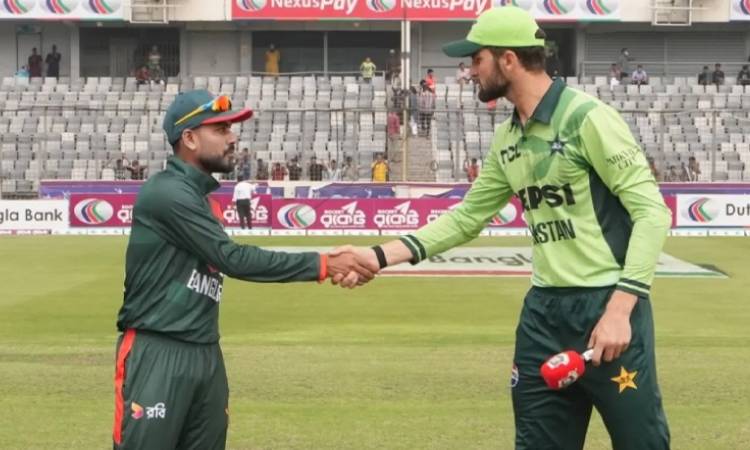 পাকিস্তানের বিপক্ষে টস হেরে ব্যাটিংয়ে বাংলাদেশ