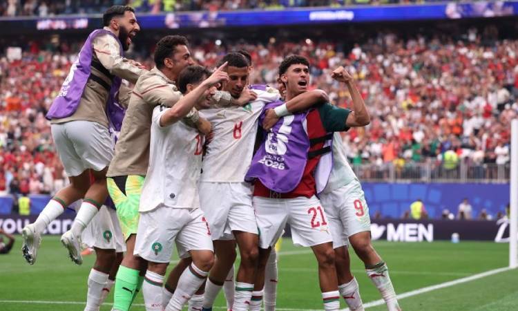 কানাডার স্বপ্ন ভেঙে বড় জয়ে শেষ আটে মরক্কো