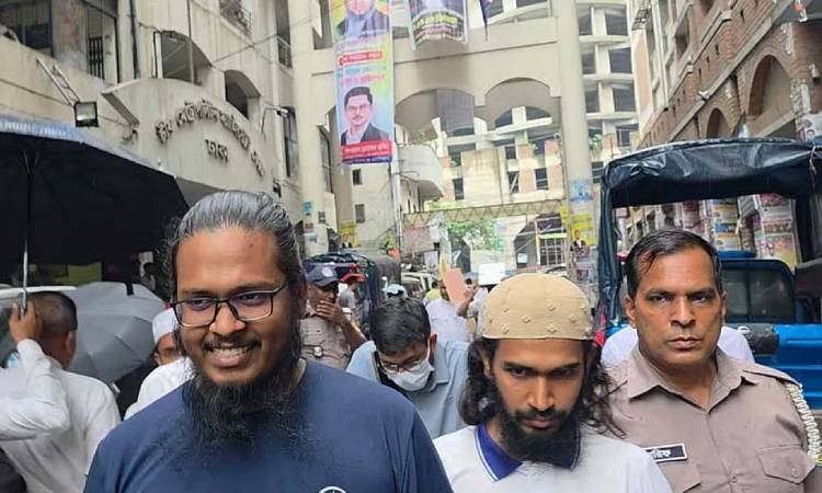 উগ্রবাদী সন্দেহে গ্রেফতার সাবির-তানিম রিমান্ড শেষে কারাগারে