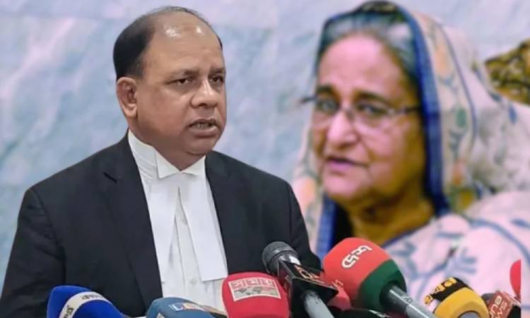 ‌শেখ হাসিনার আত্মসমর্পণের কোনো আইনি সুযোগ নেই: চিফ প্রসিকিউটর